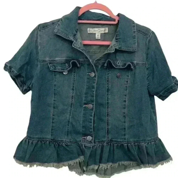 Short Sleeve Jean Jacket - Picture 1 of 1
